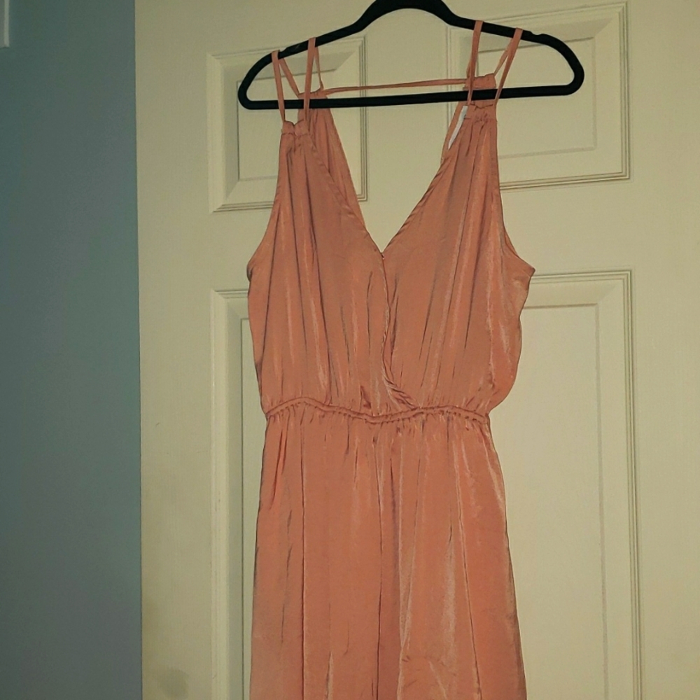 CBRAND pink satin mini dress size 2XL